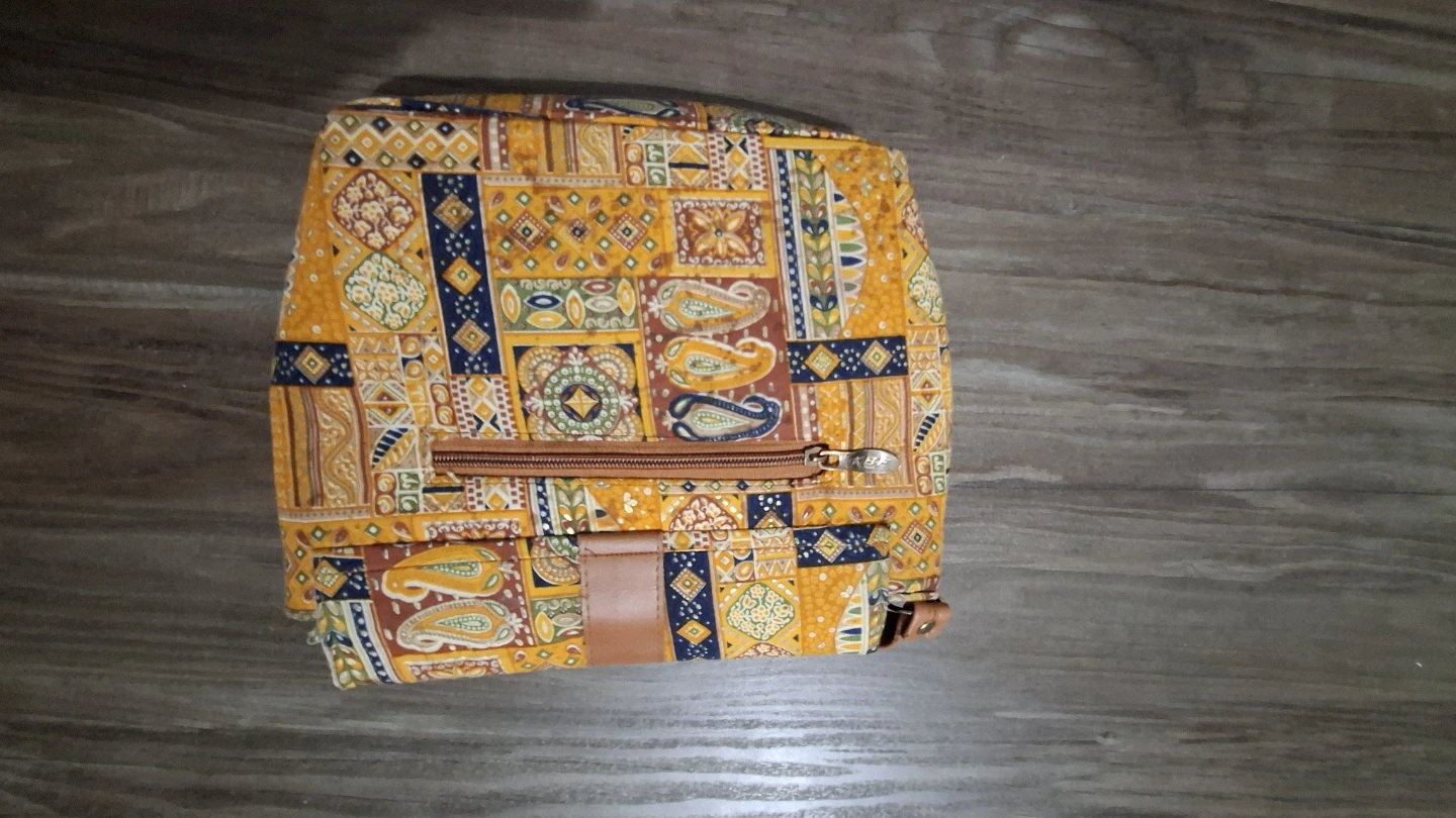 KBF Patterned Shoulder Bag and Red Tote Set - photo 5