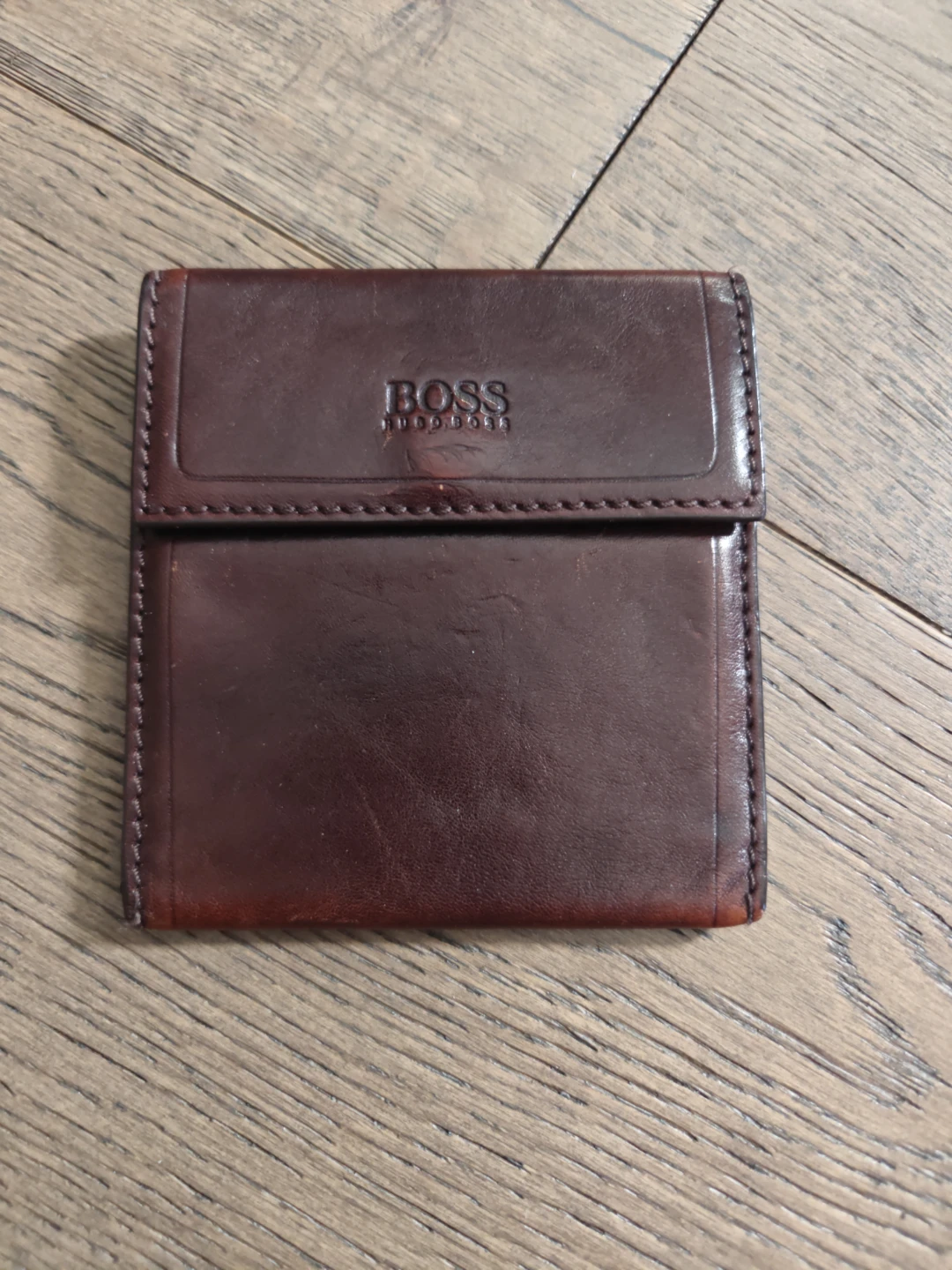 Hugo Boss Brown Leather Wallet