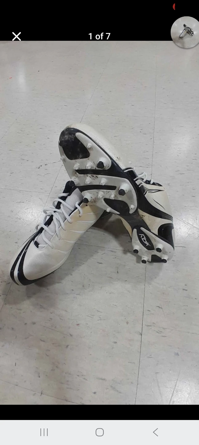 Reebok NFL Equipment Football Cleats Men's Size 15