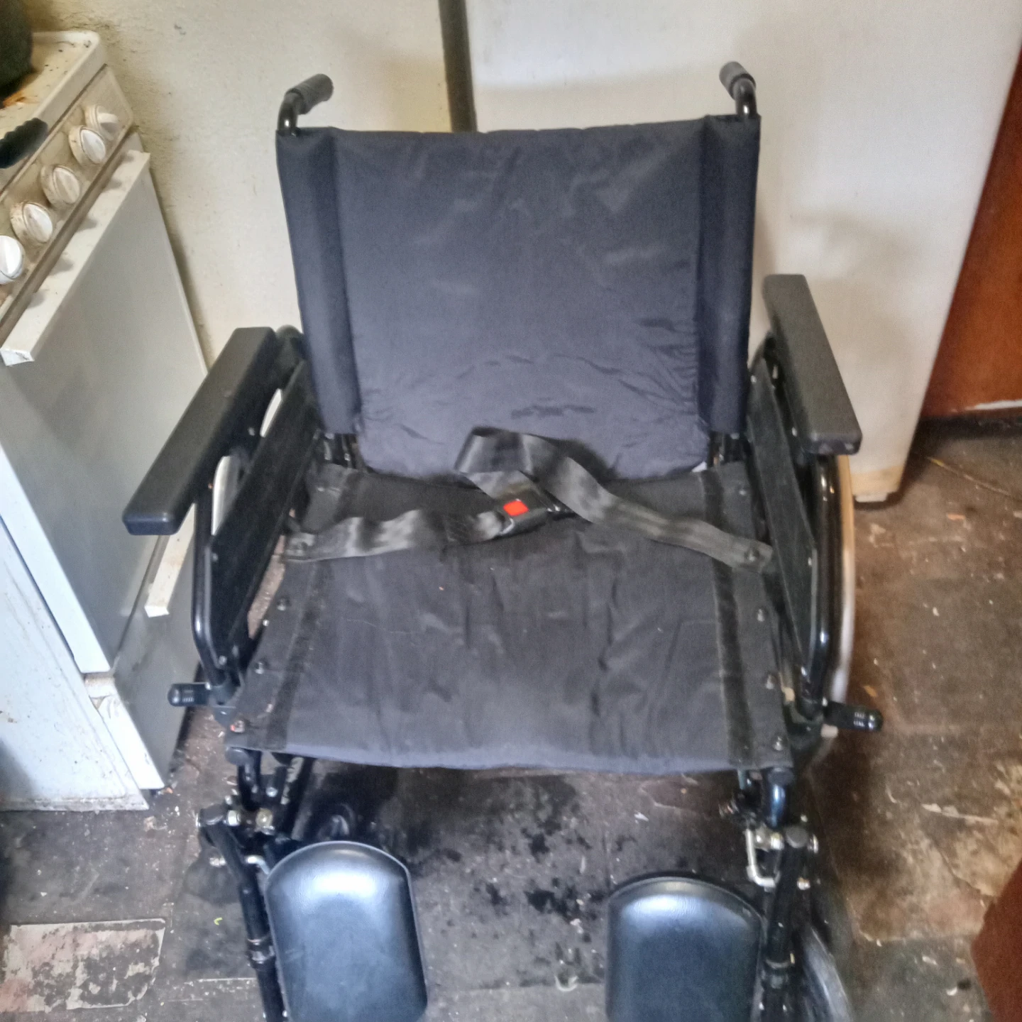 Standard Black Manual Wheelchair