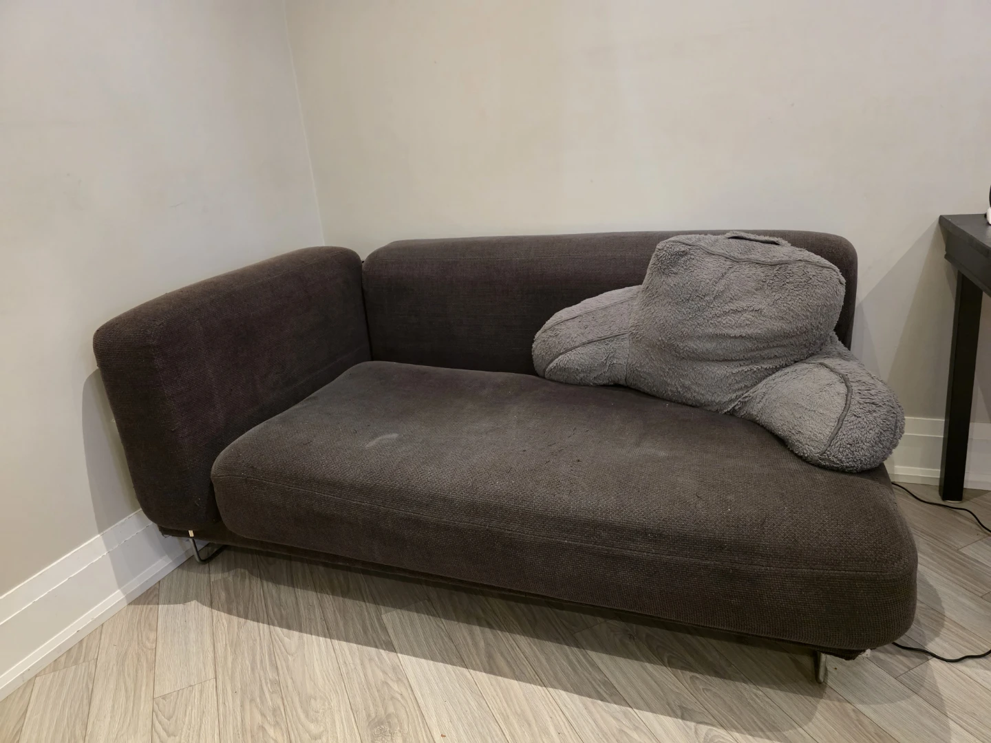 Dark Grey Fabric Sofa