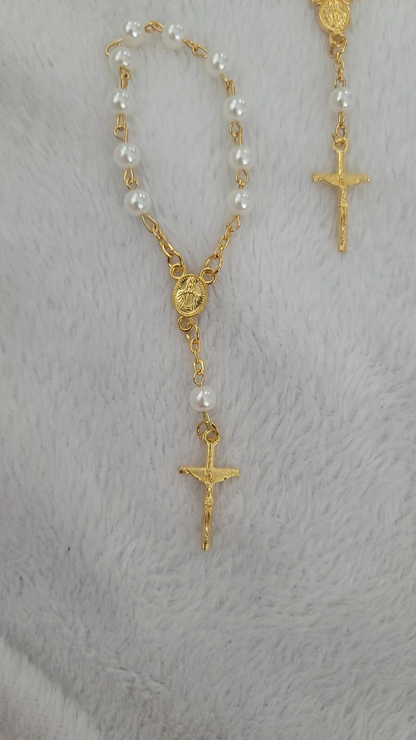 Mini Pearl Rosary Bracelets - photo 2