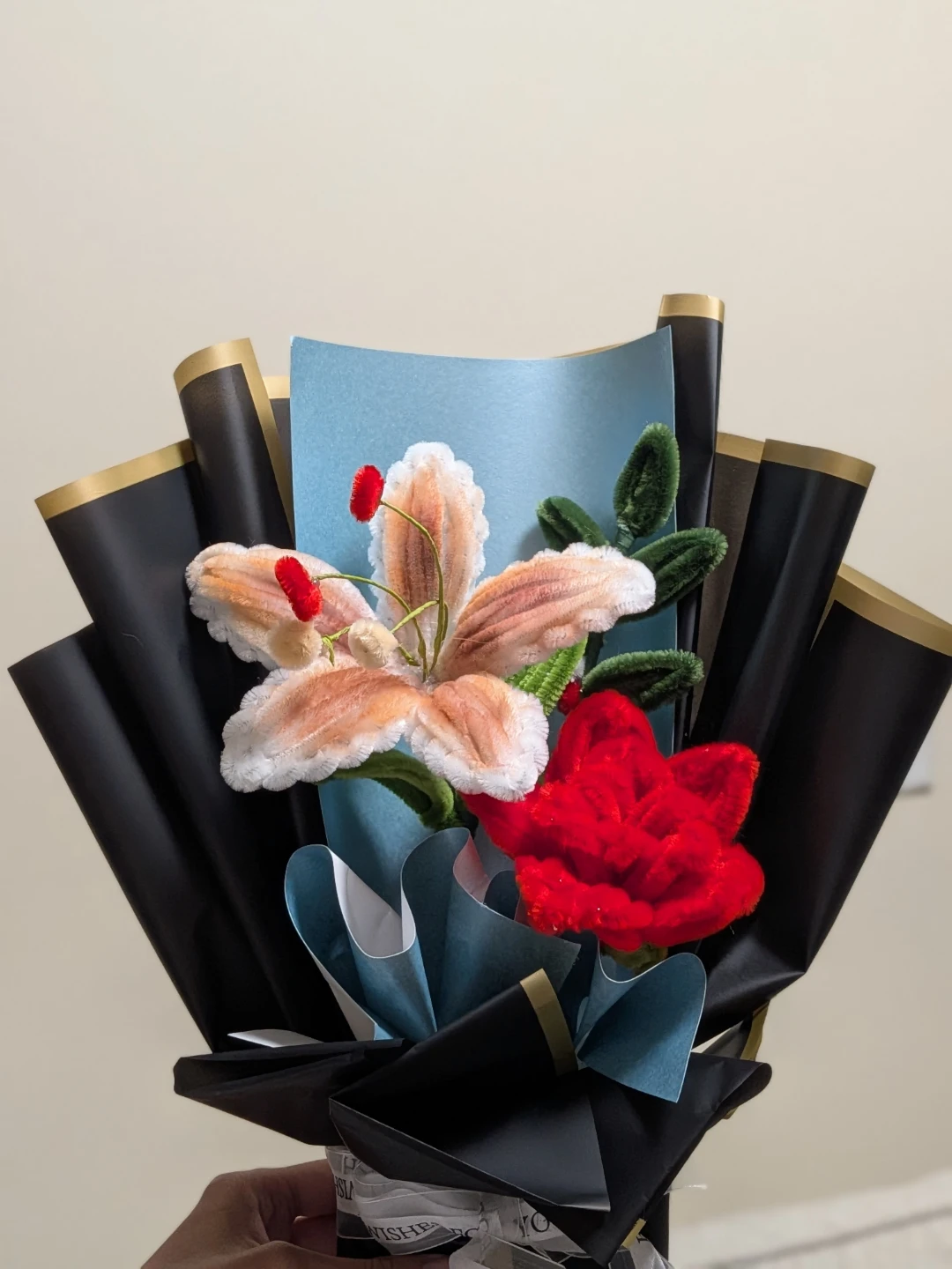 Nush customized Handmade Pipe Cleaner Flower Bouquet - photo 3