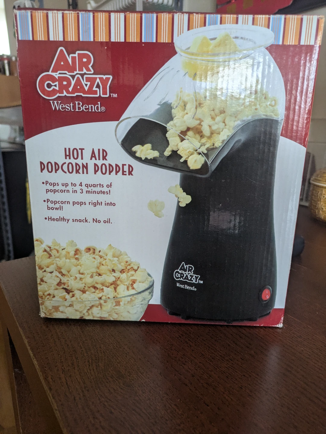 West Bend Air Crazy Hot Air Popcorn Popper