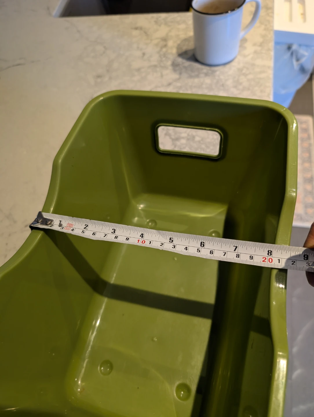 Green Plastic Storage Bin - photo 3