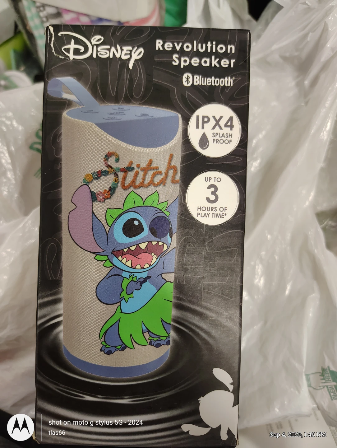 Disney Stitch Revolution Bluetooth Speaker