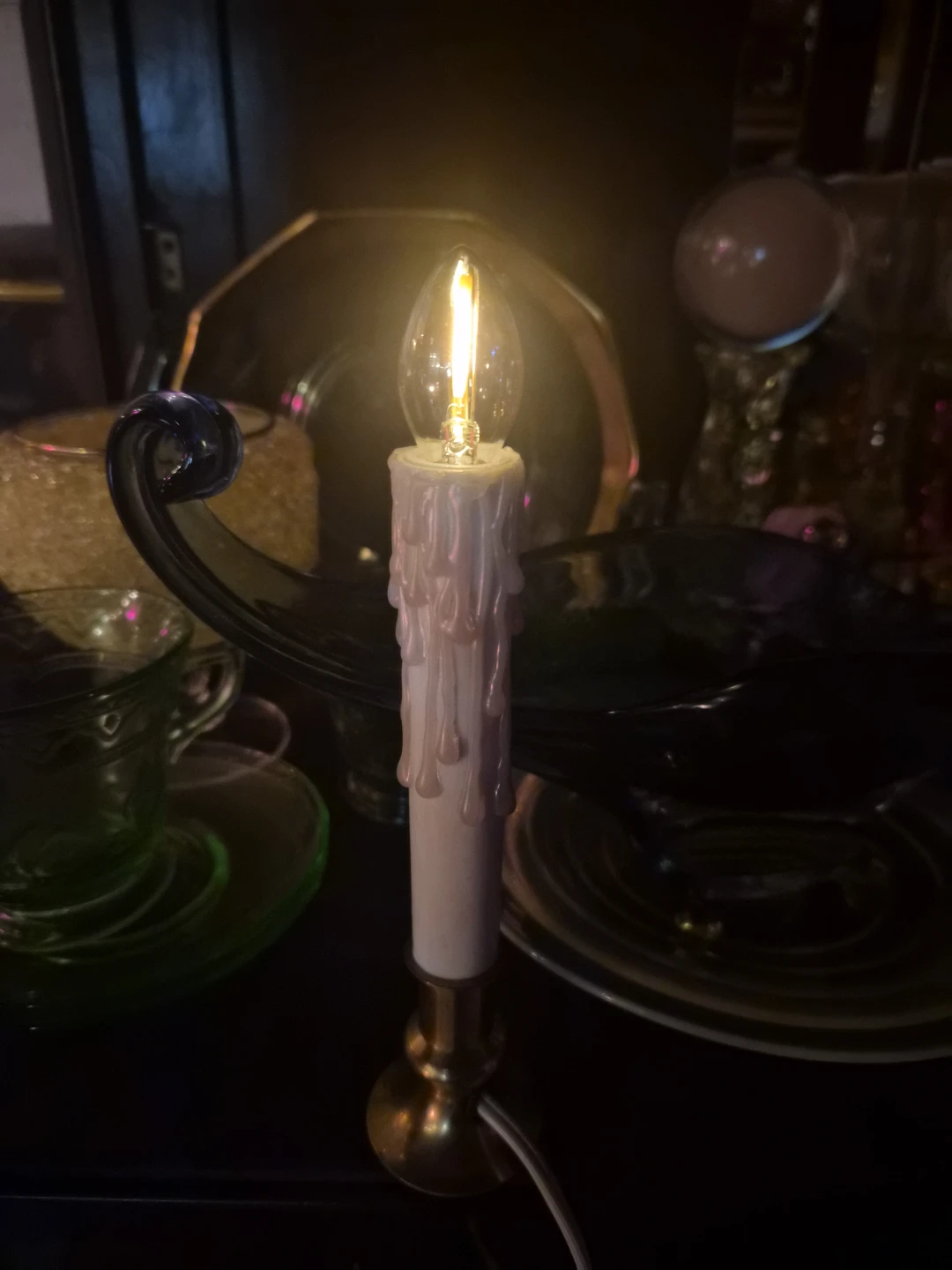 Electric Drip Candle Night Light