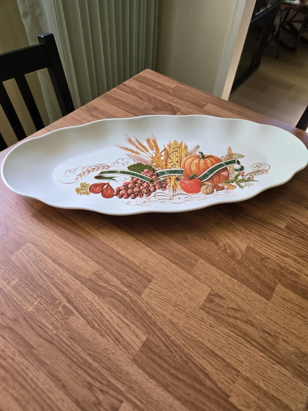 New. Vintage Harvest Charcuterie Platter