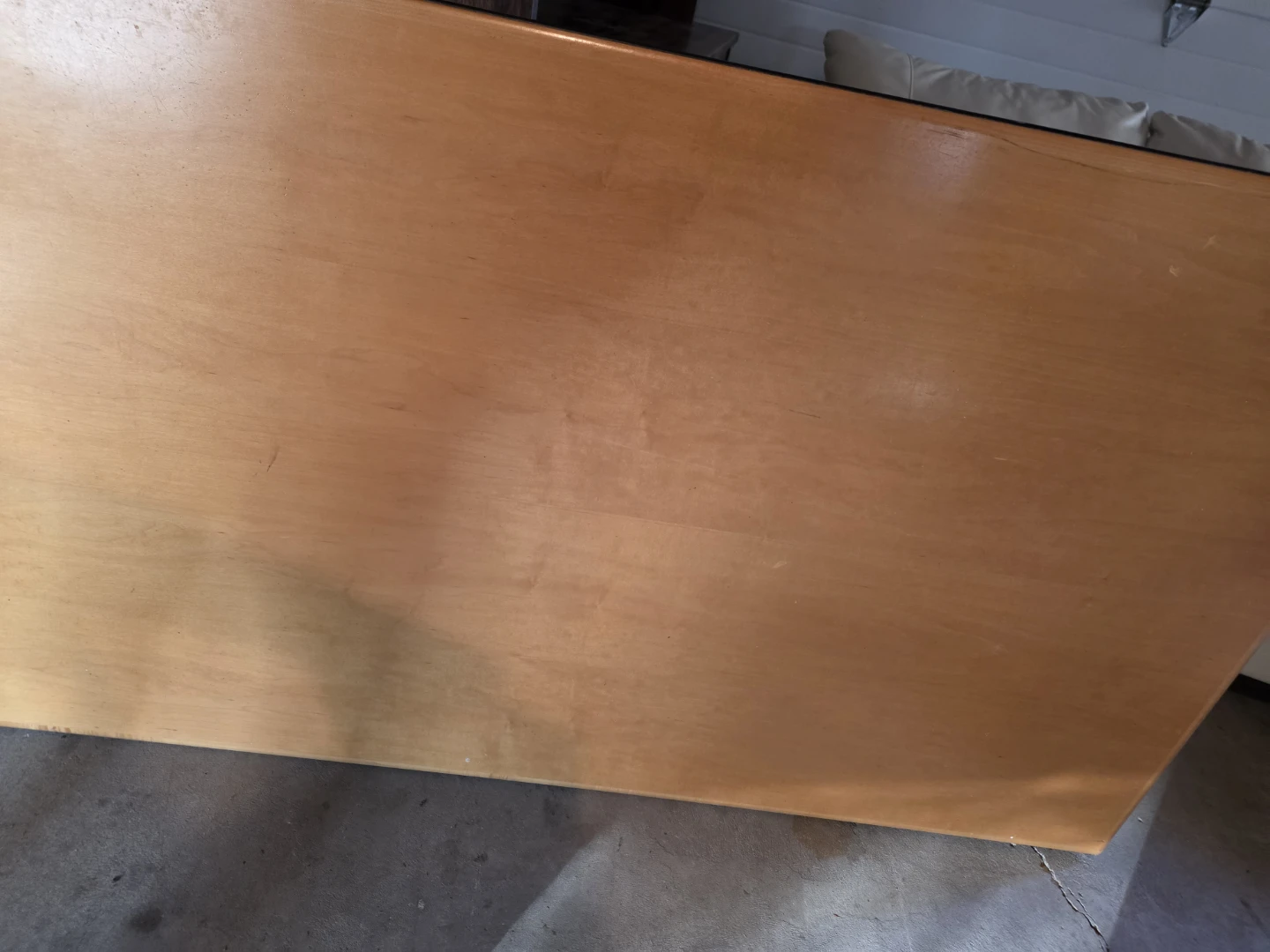 Wood Laminate Table Top with Metal Legs - photo 3