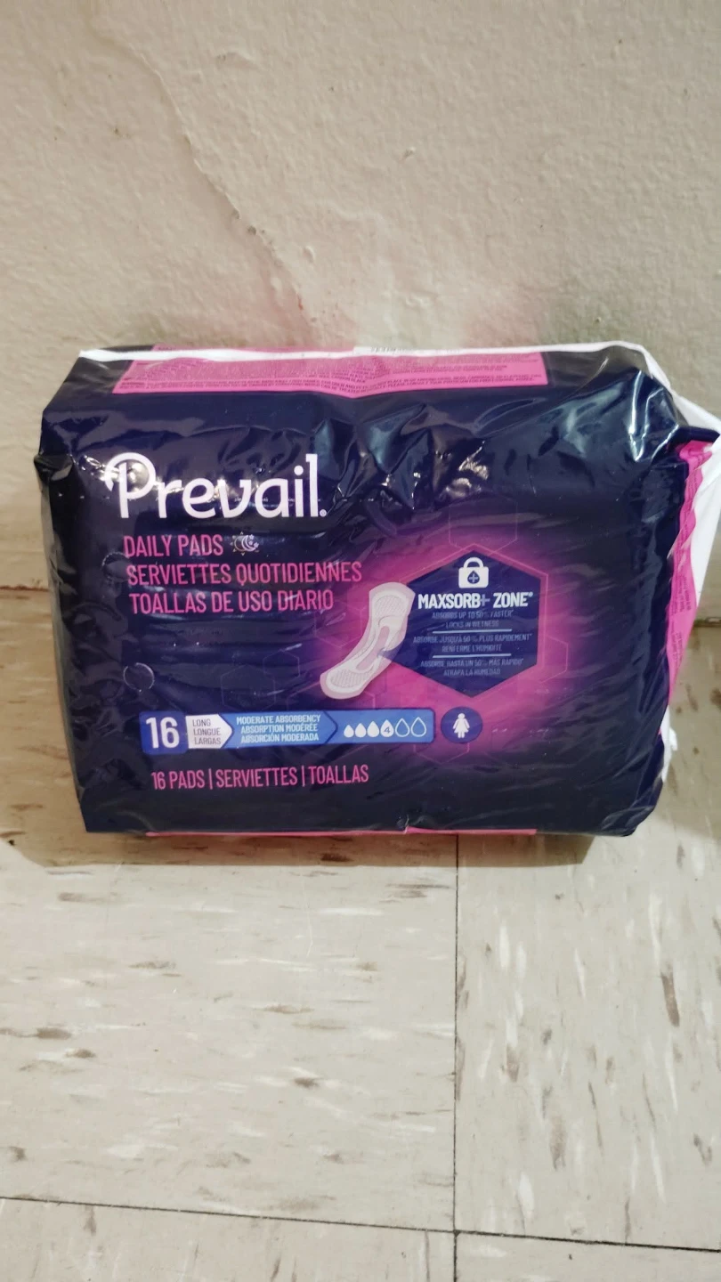 Prevail Daily Pads Long 16 Count