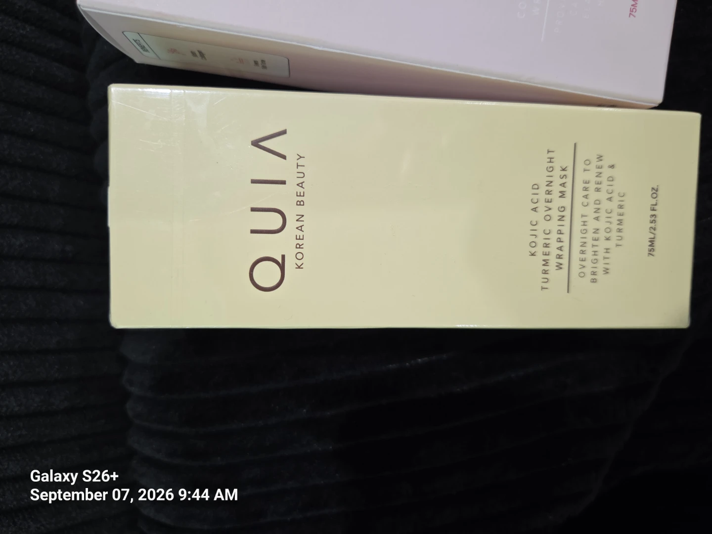 QUIA Kojic Acid Turmeric Overnight Wrapping Mask