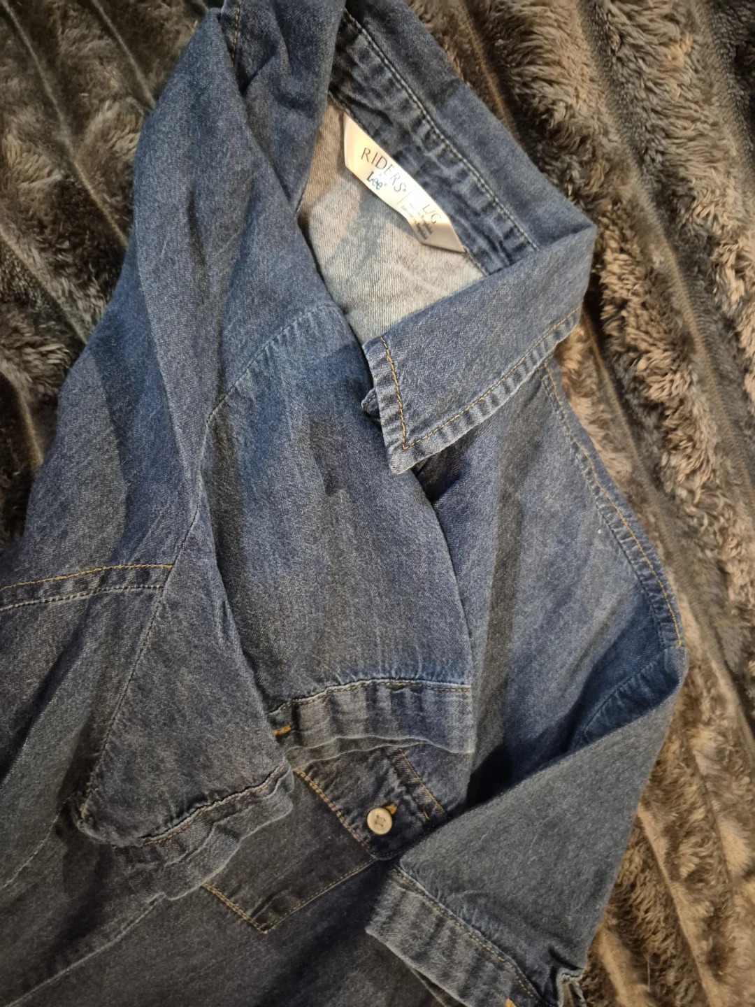 Riders by Lee soft  Denim Shirt - Large - photo 5