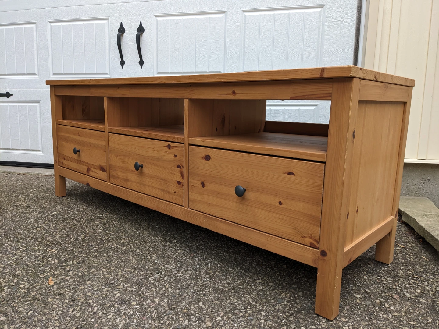 Ikea HEMNES TV Stand in Solid Pine - photo 3