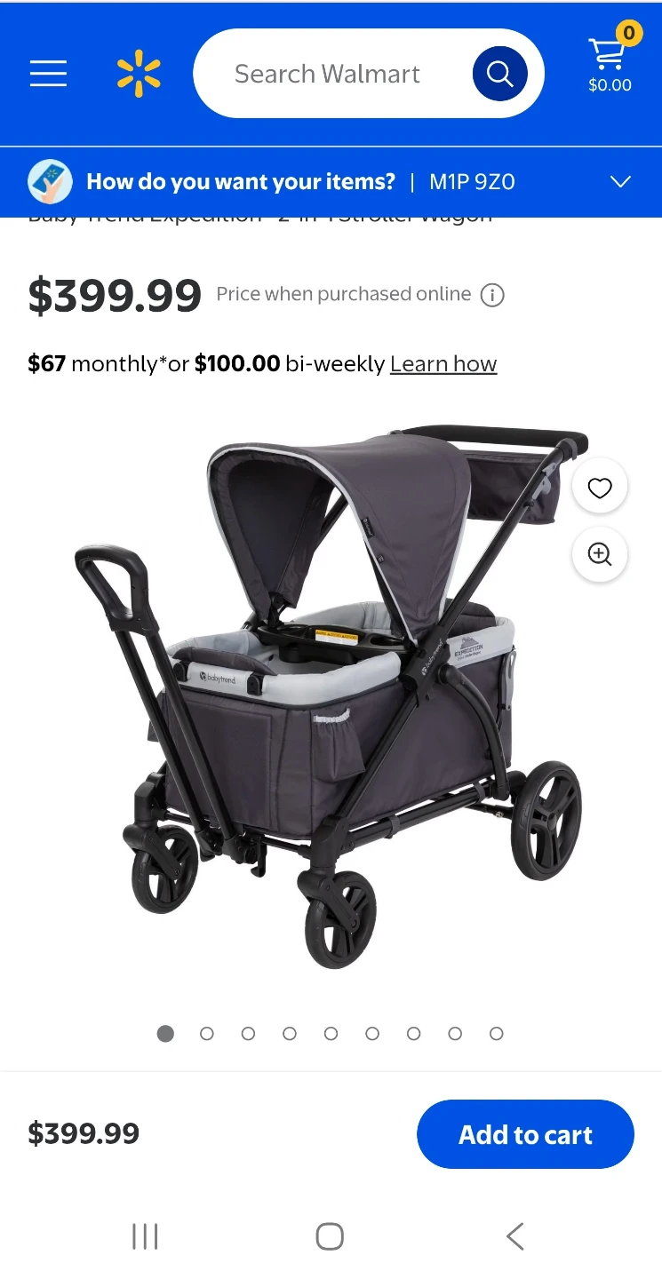 Baby Trend Expedition 2-in-1 Stroller Wagon Bundle + Extras!