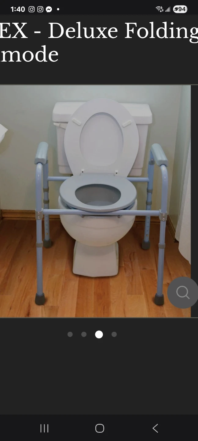Deluxe Folding Commode - photo 3
