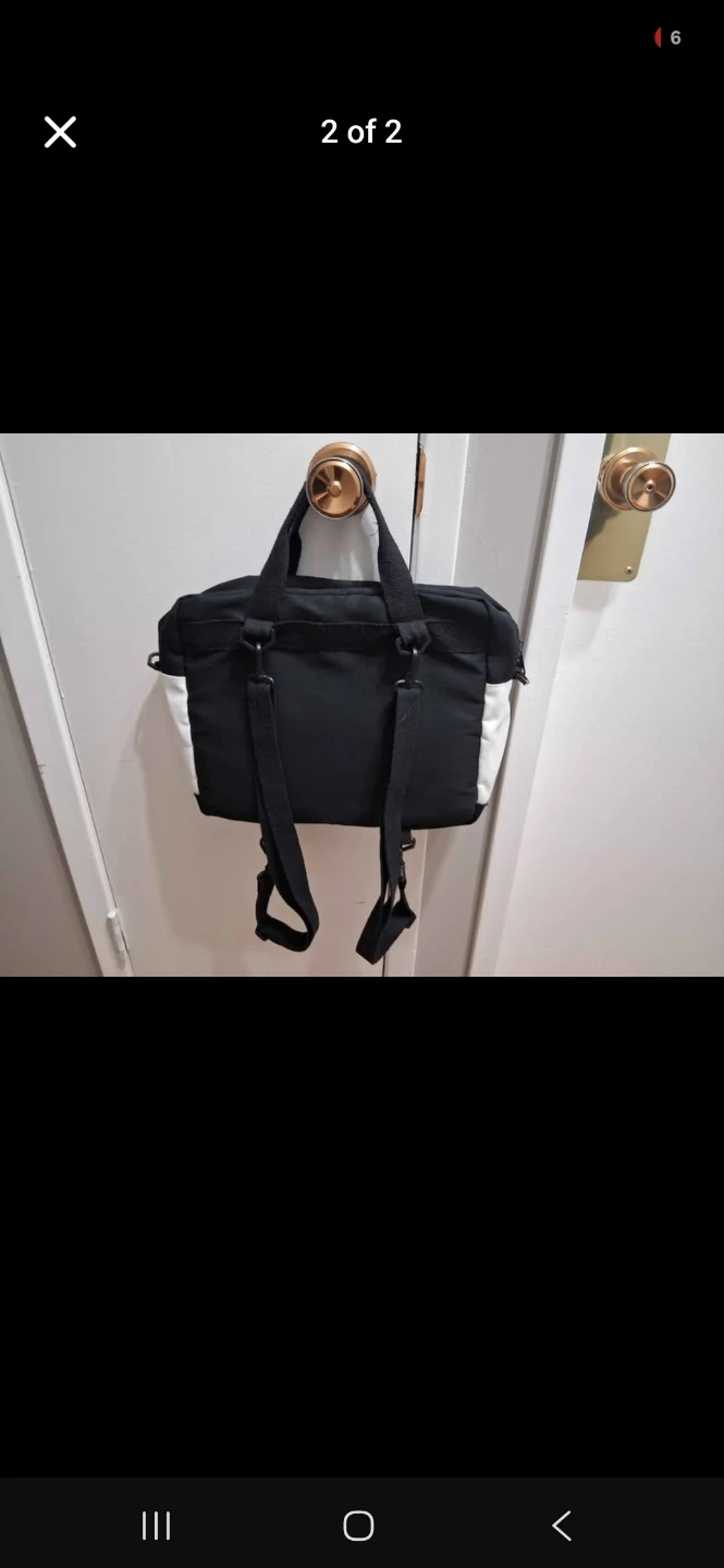 Black and white bunny design convertible bag - photo 2