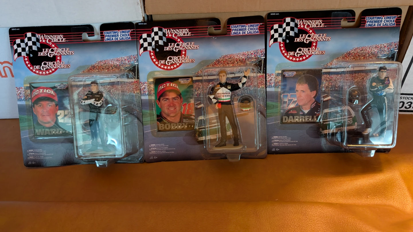 3 Winner's Circle NASCAR Starting Lineup Figures