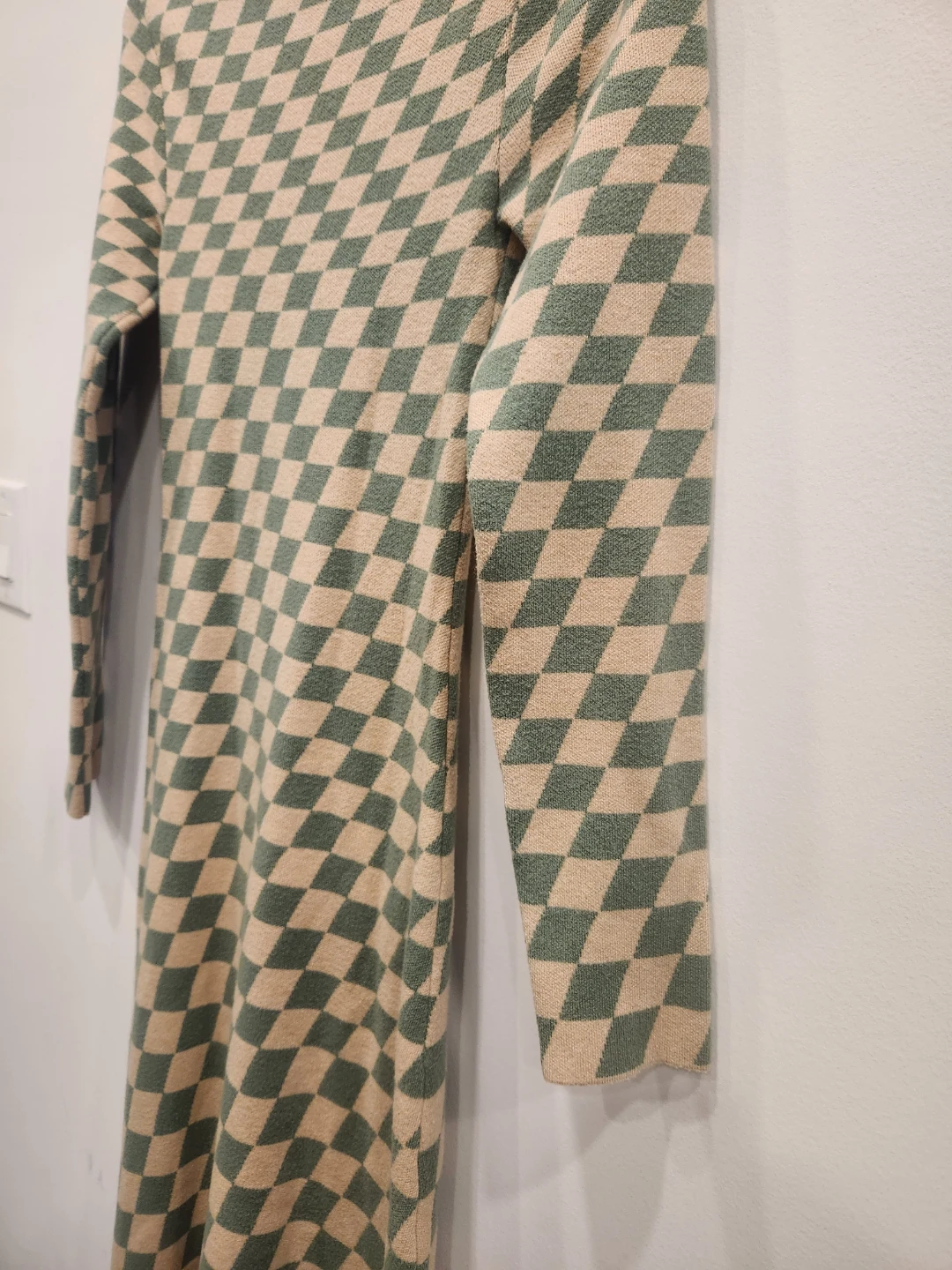 Zara Checkerboard Knit Dress - photo 3