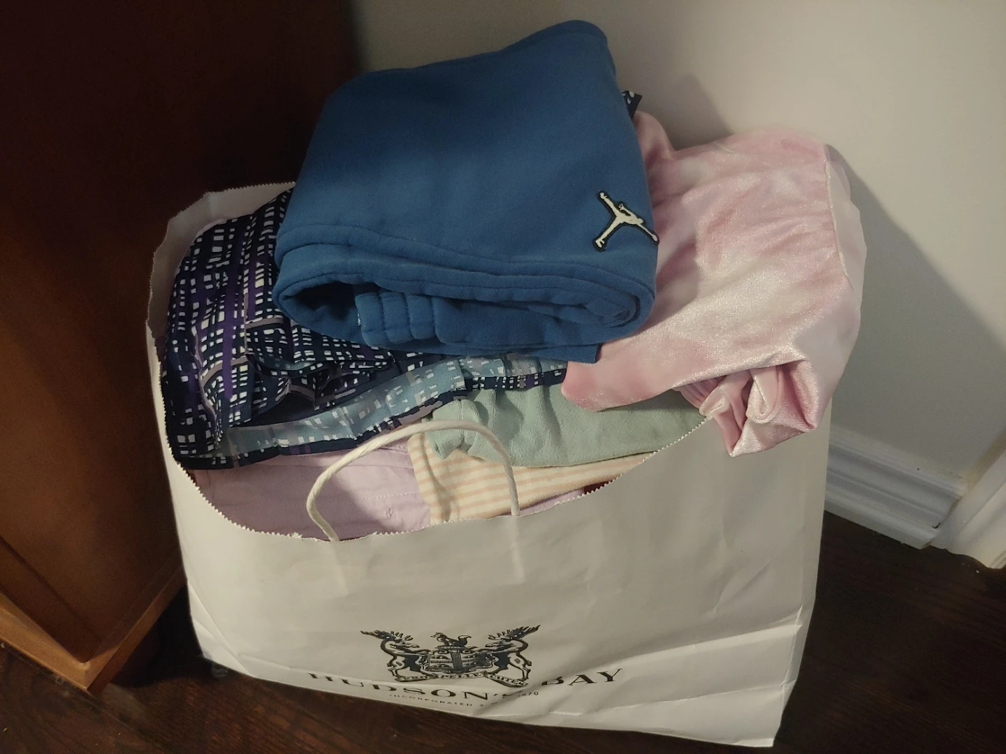 Bag of clean clothes -read description