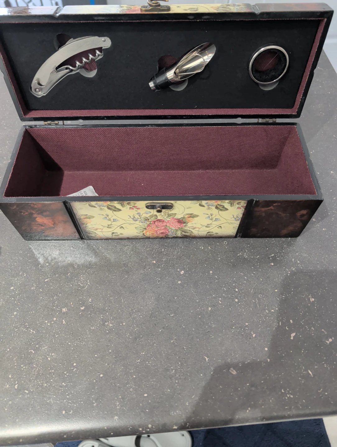Decorative Wine Accessory Box with Tools - photo 2