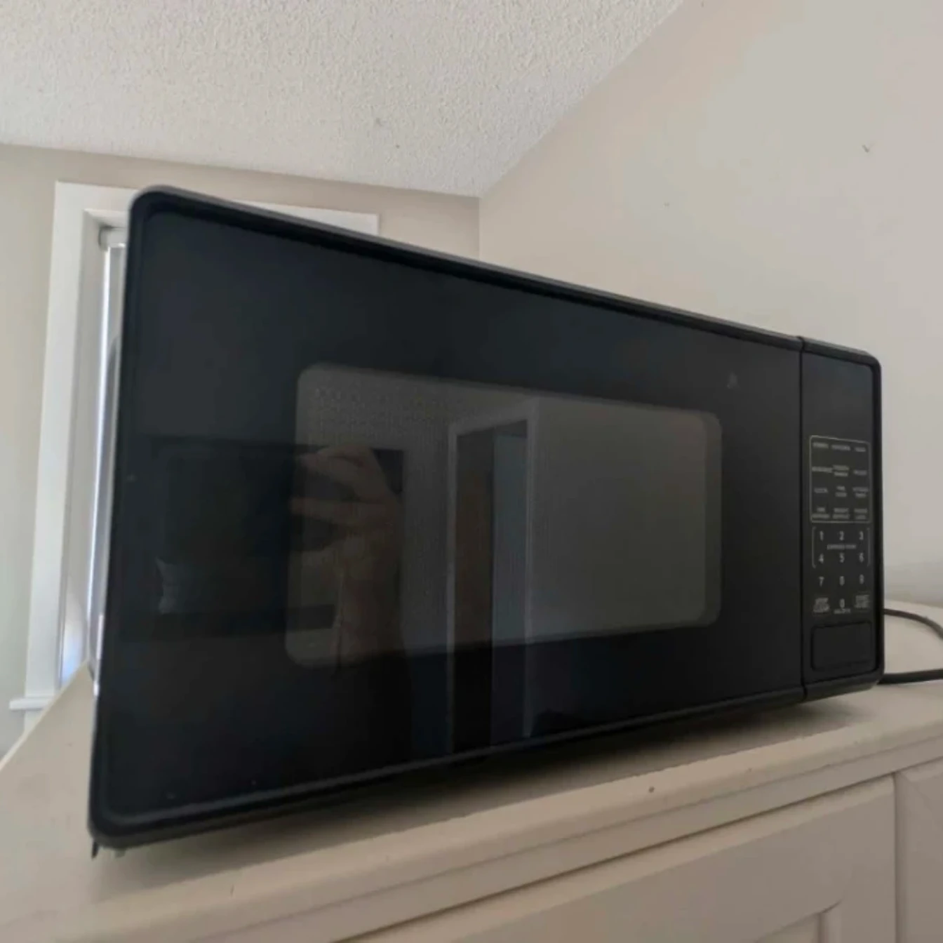 Black Countertop Microwave
