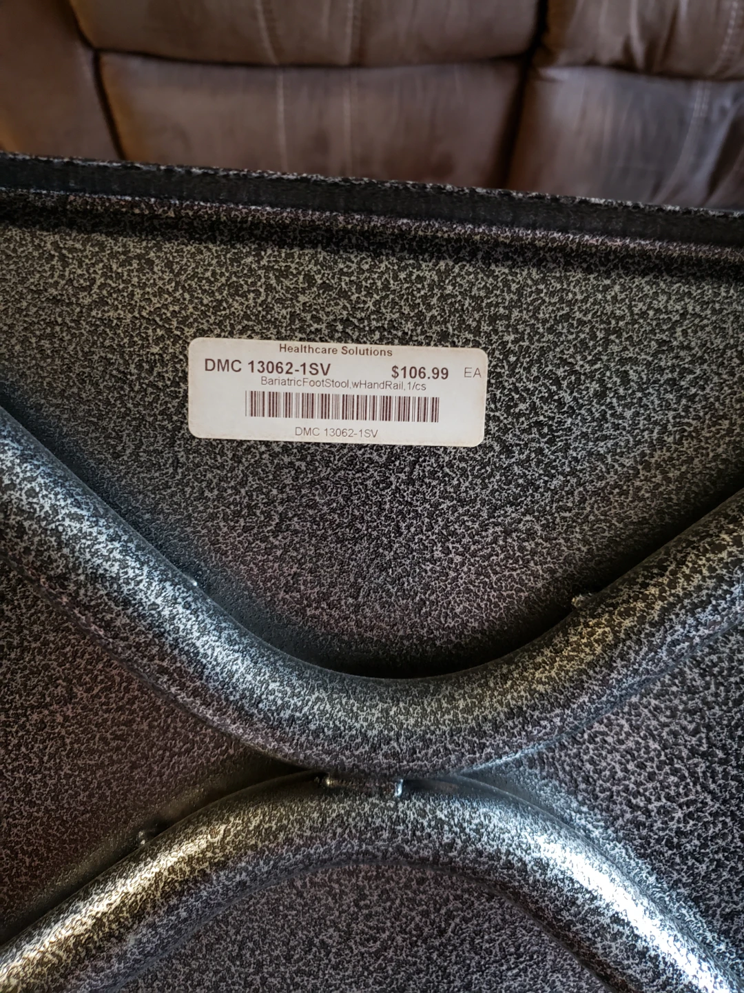 Healthcare Solutions Bariatric Footstool with Handrail - photo 2