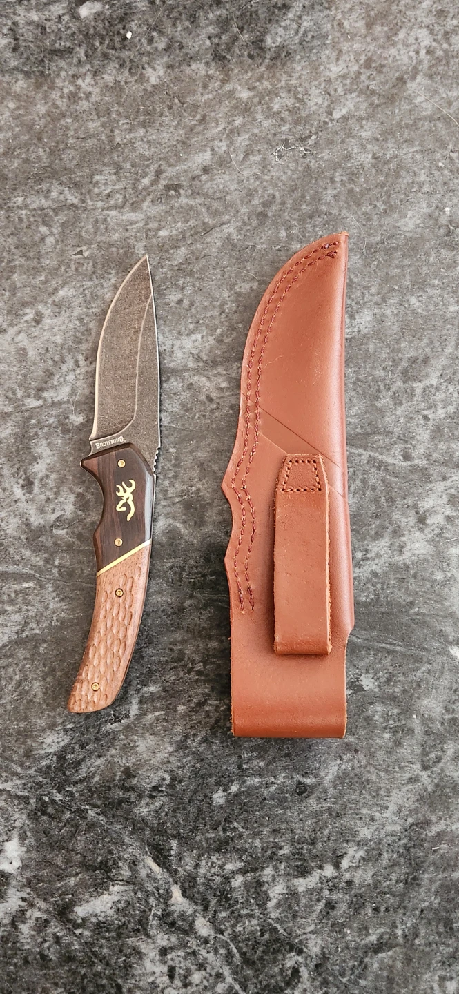 Browning Hunting Knife with leather Sheath