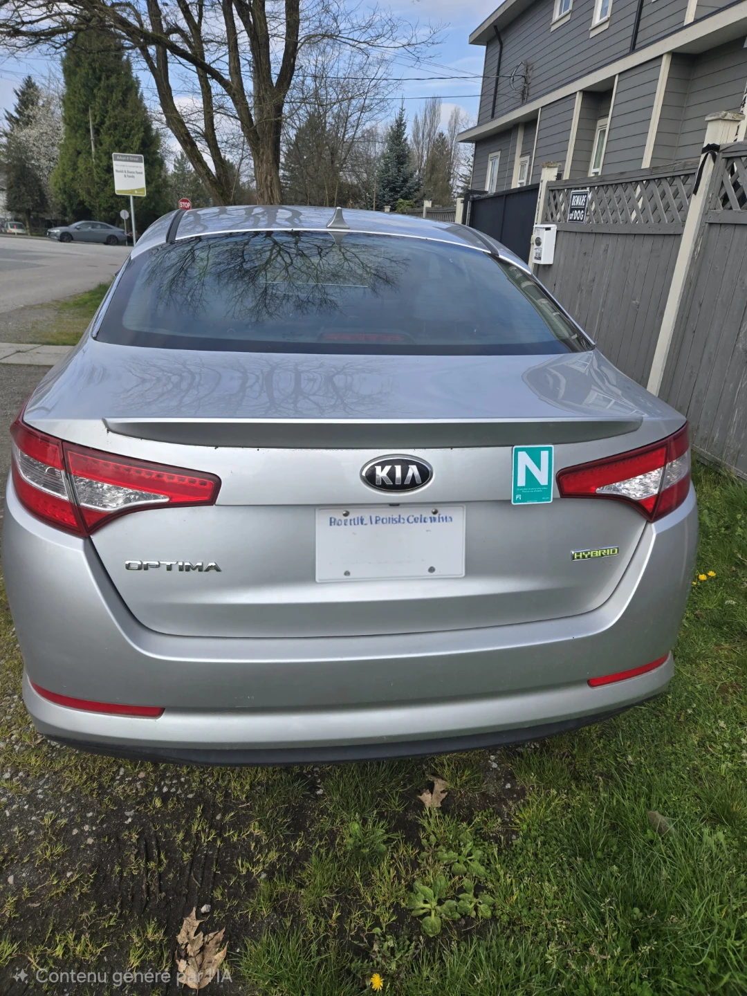 Silver Kia Optima Hybrid - photo 3