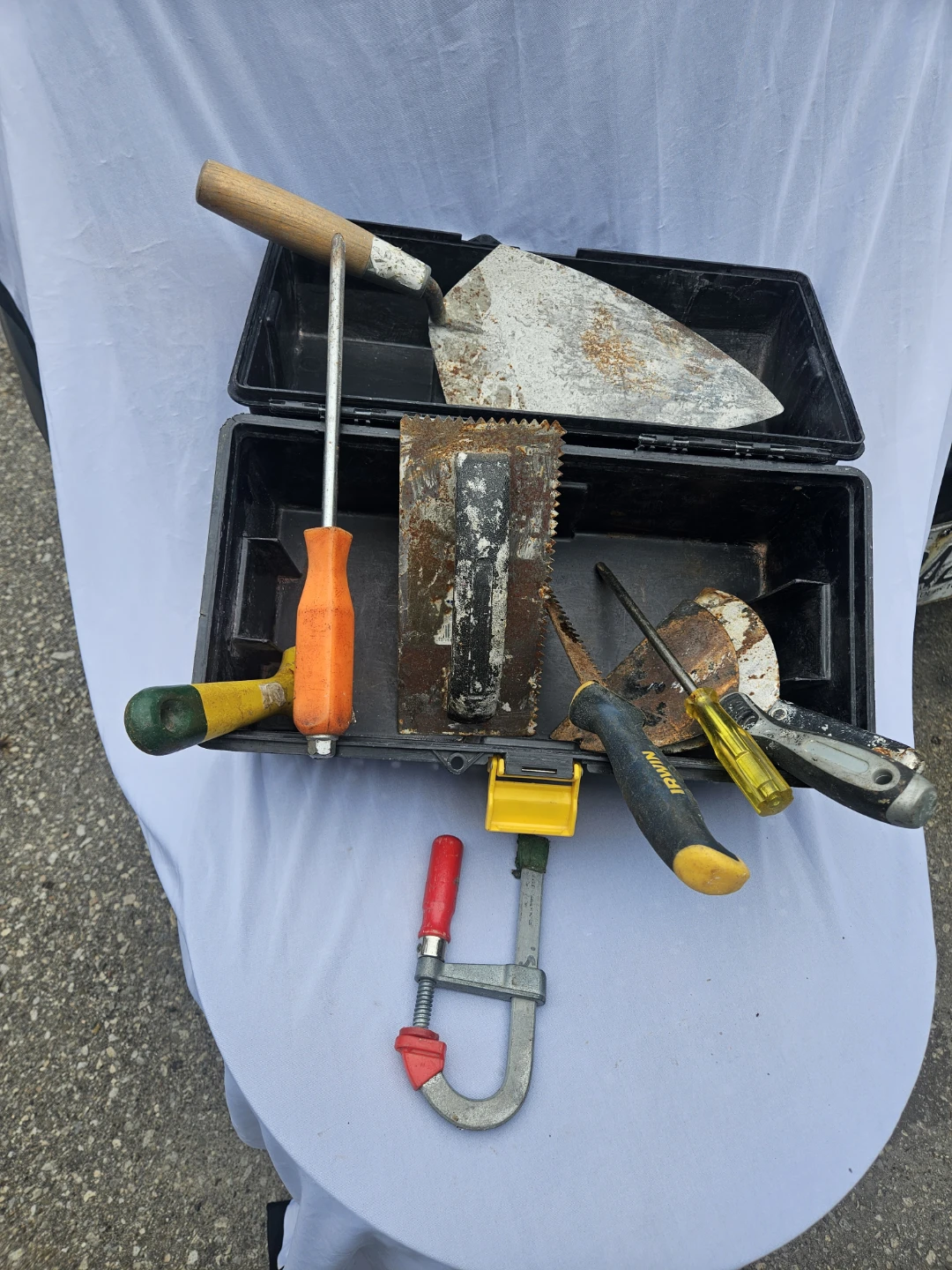 Assorted Hand Tools and Toolbox