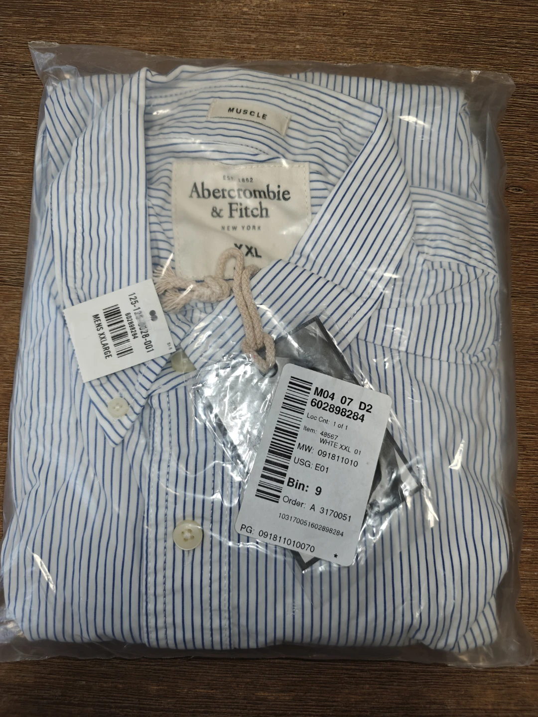 Abercrombie & Fitch Muscle Fit Shirt XXL