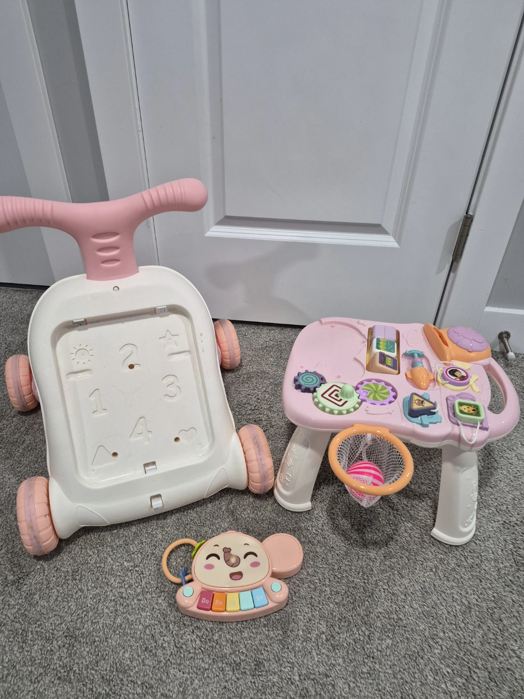 Baby Activity Walker and Play Table Set