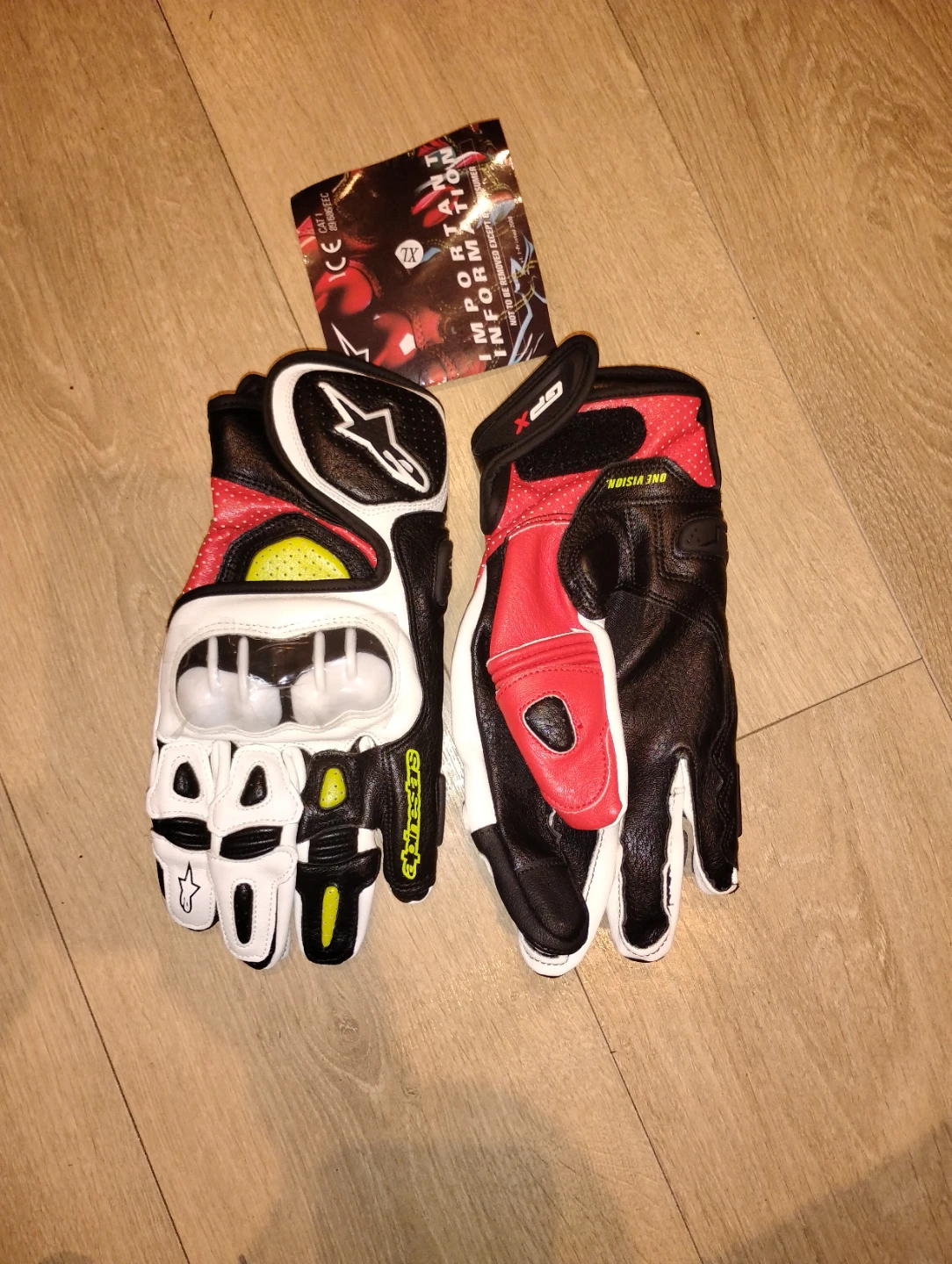 Alpinestars GPX Motorcycle Gloves  ( NEW SIZE L )