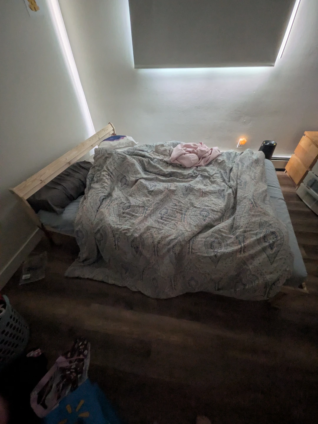 IKEA Wooden Bed Frame and mattress - photo 3