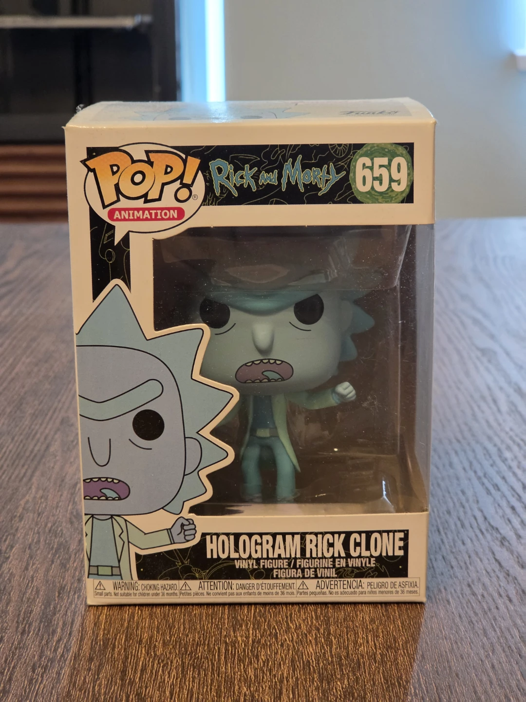 Funko Pop Rick and Morty Hologram Rick Clone 659