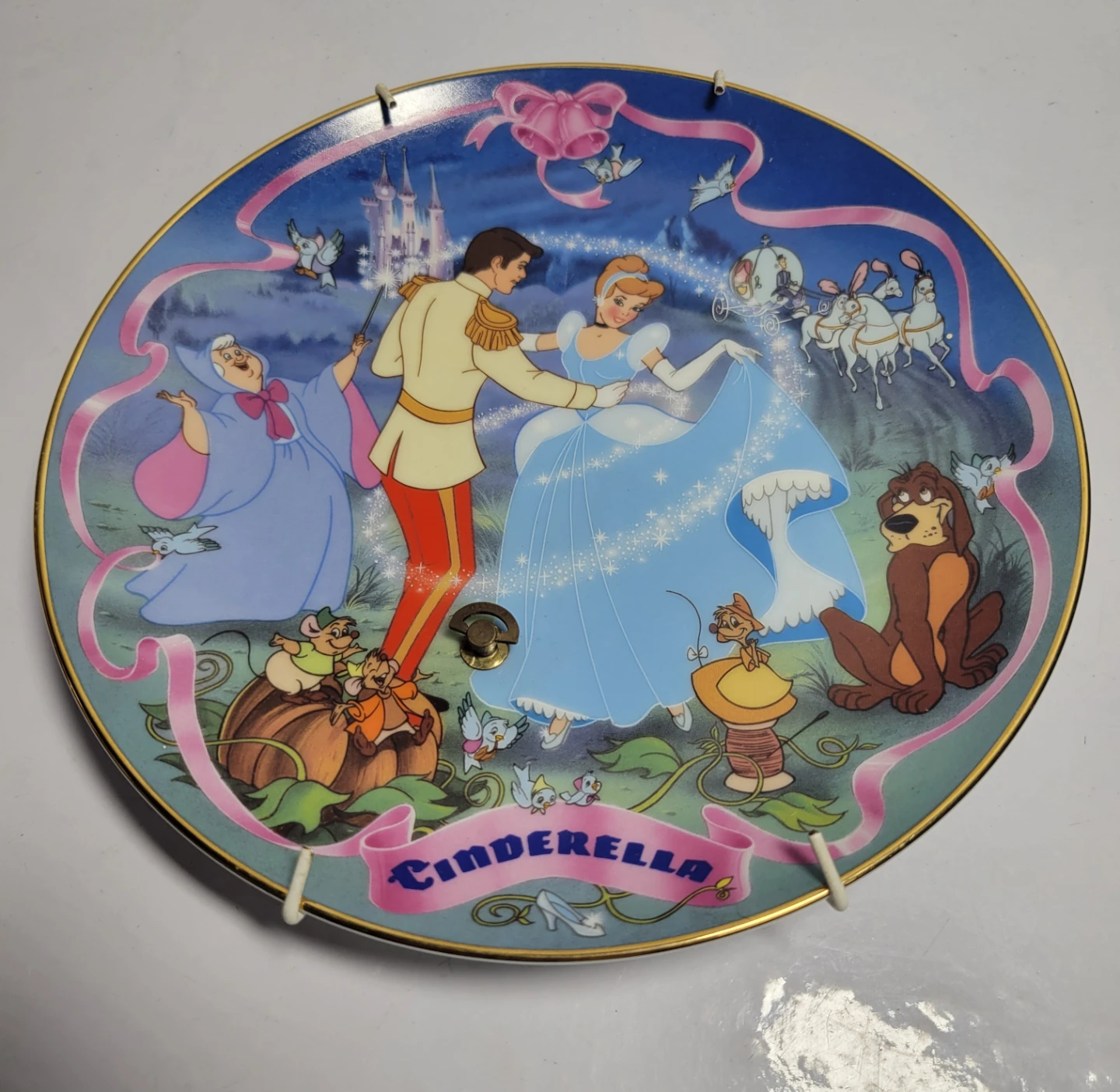 Bradford Exchange Cinderella Decorative Musical Plate