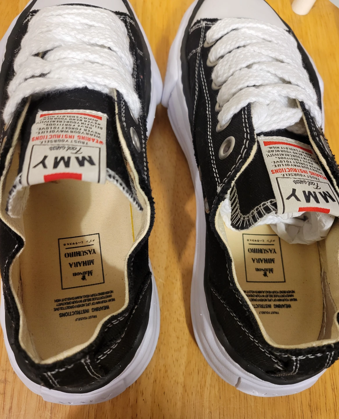 Maison Mihara Yasuhiro Peterson OG Sole Canvas Low Size  8 / 41 - photo 5