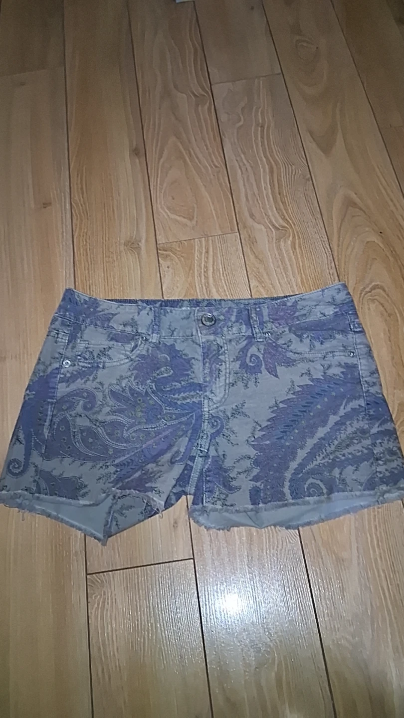 American Eagle Paisley Corduroy Shorts
