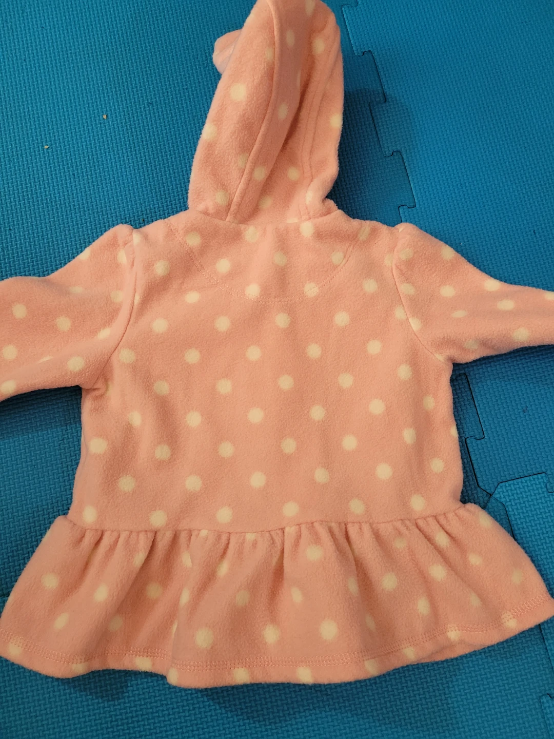 Baby Gap Polka Dot Fleece Hoodie - photo 2