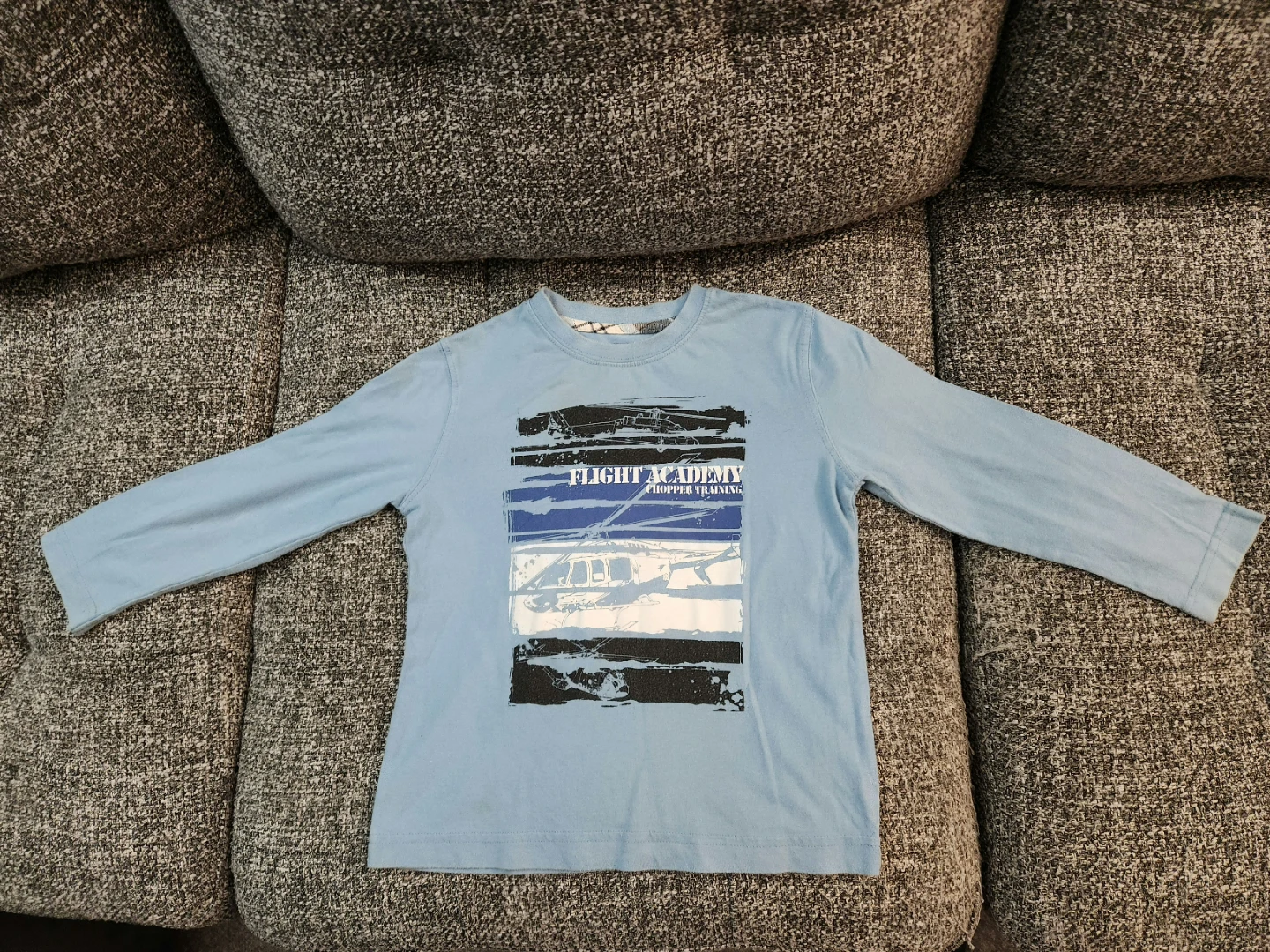 100% Cotton-Kids' Boys Cherokee Long Sleeve T-Shirt, Size 5 - photo 3