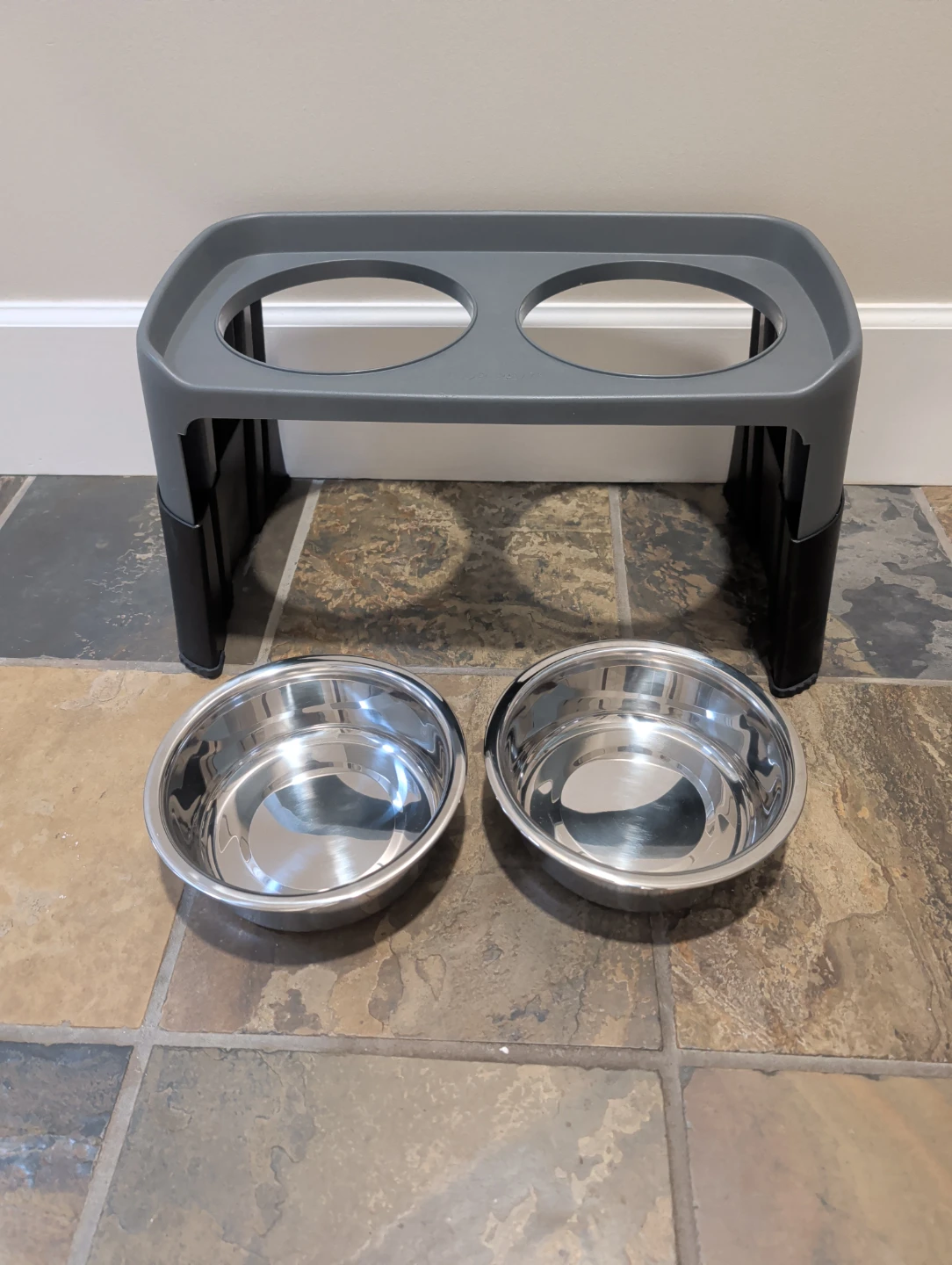 Top Paw Adjustable Elevated Double Pet Feeder - photo 2