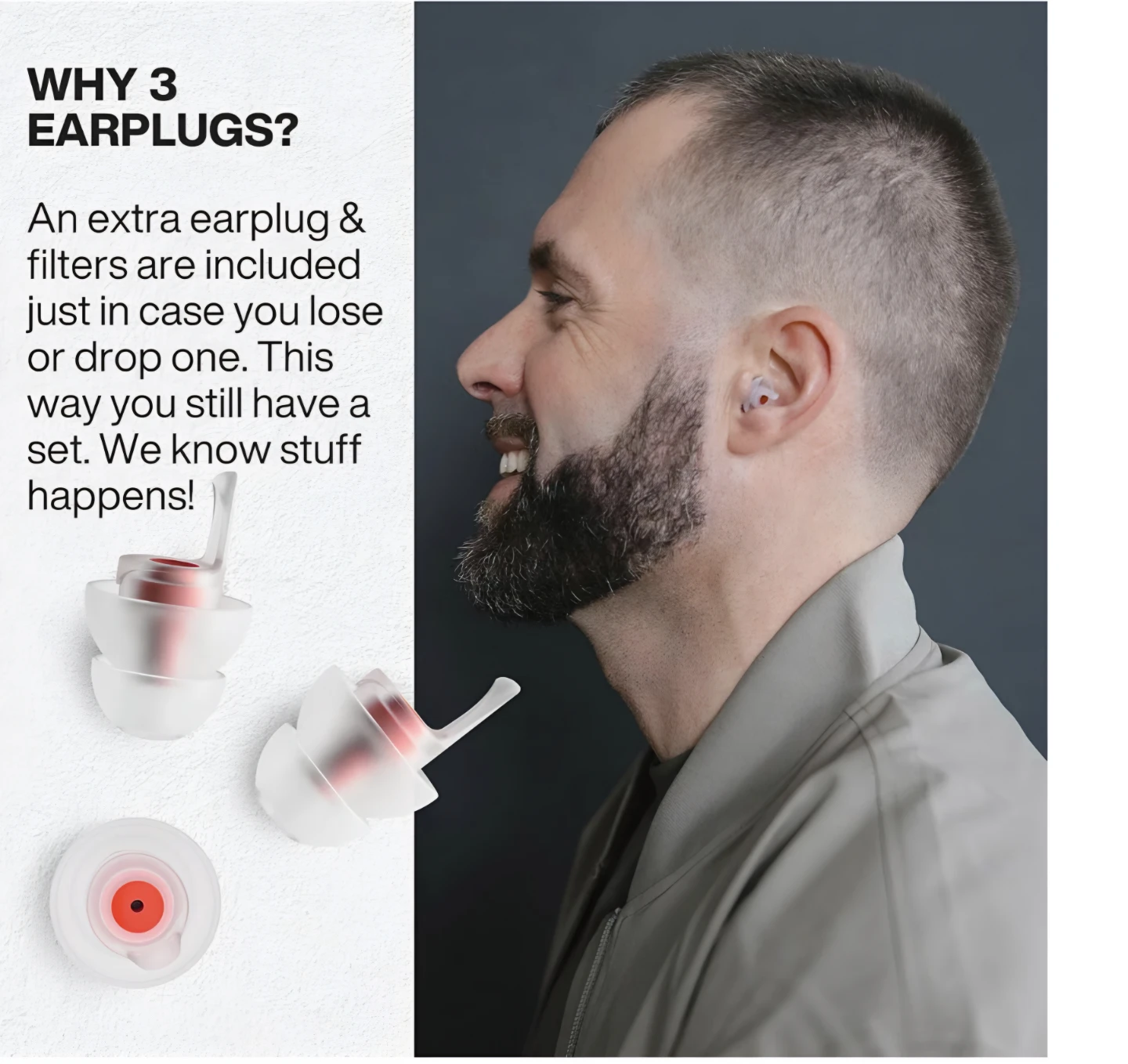 EarPeace High Fidelity Concert Earplugs, Music Edition(NEW) - photo 3