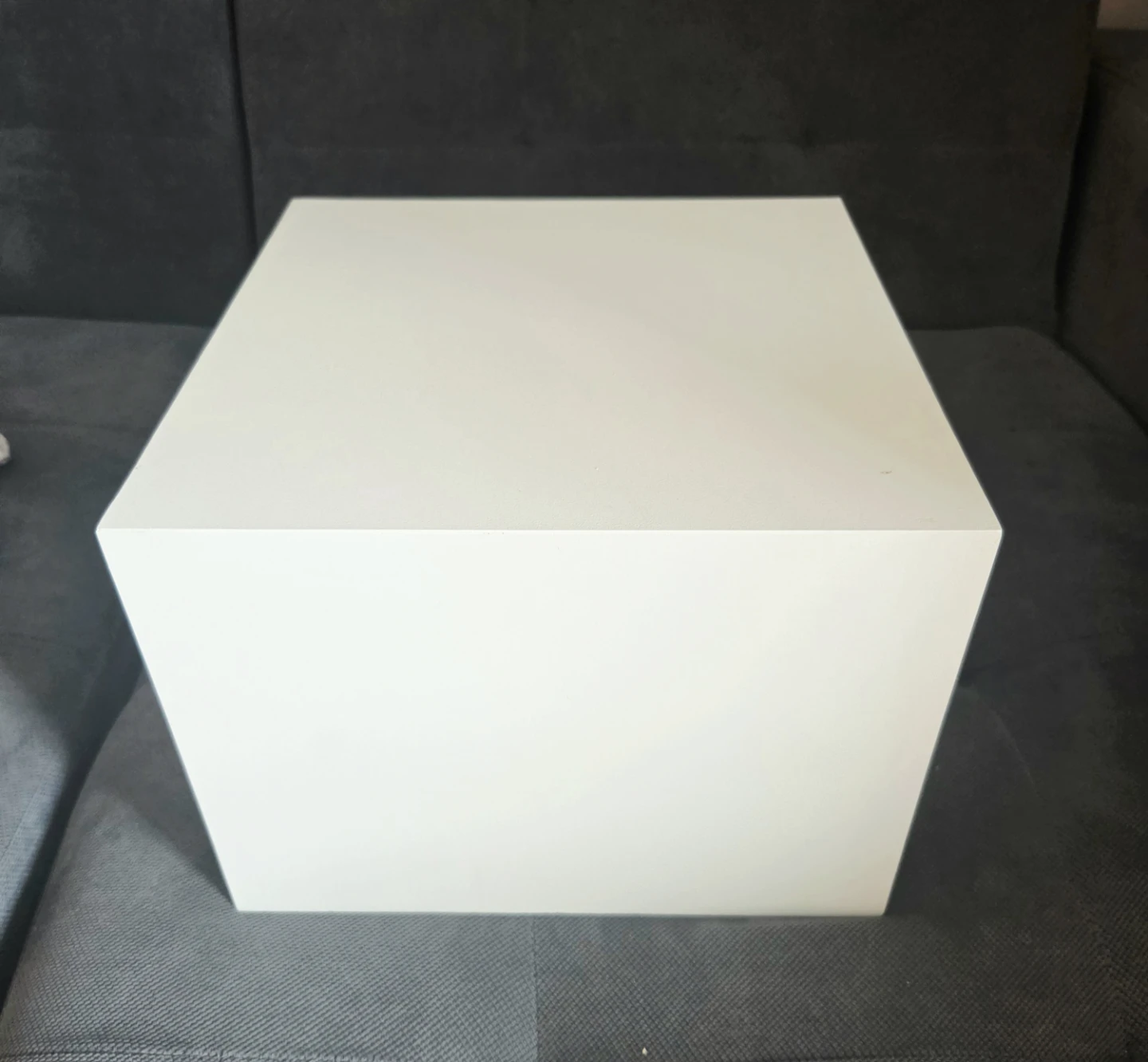 White Wood Cube Shelf Cake Dessert Display Riser