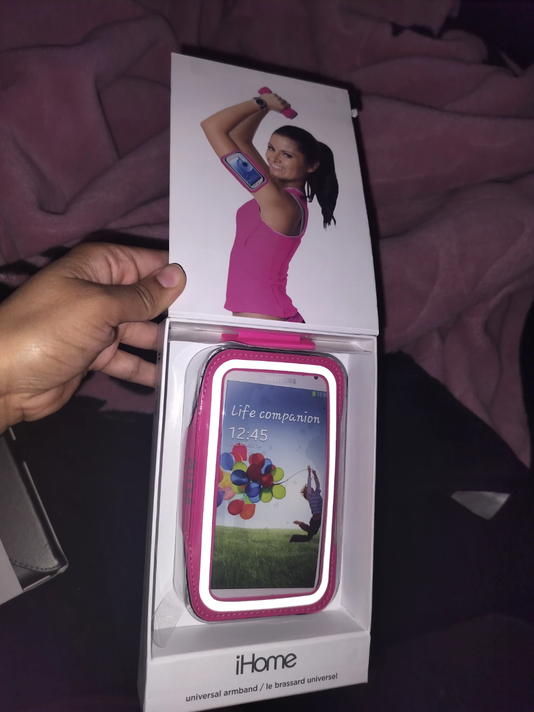 🏈  iHome Universal Armband Pink - photo 2