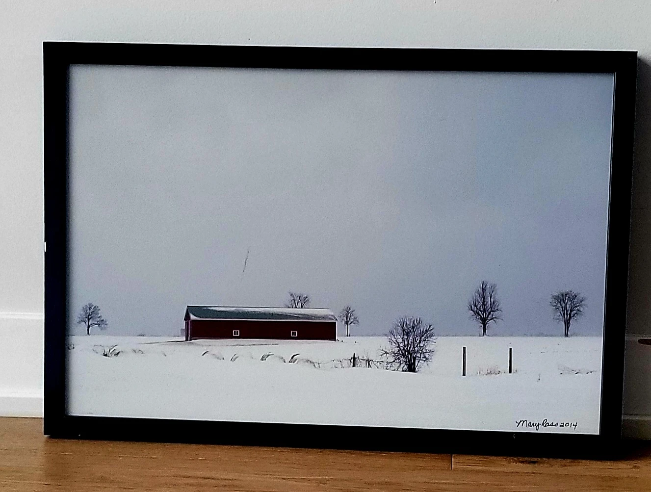 Framed Winter Landscape Print by Mary Ross - photo 4