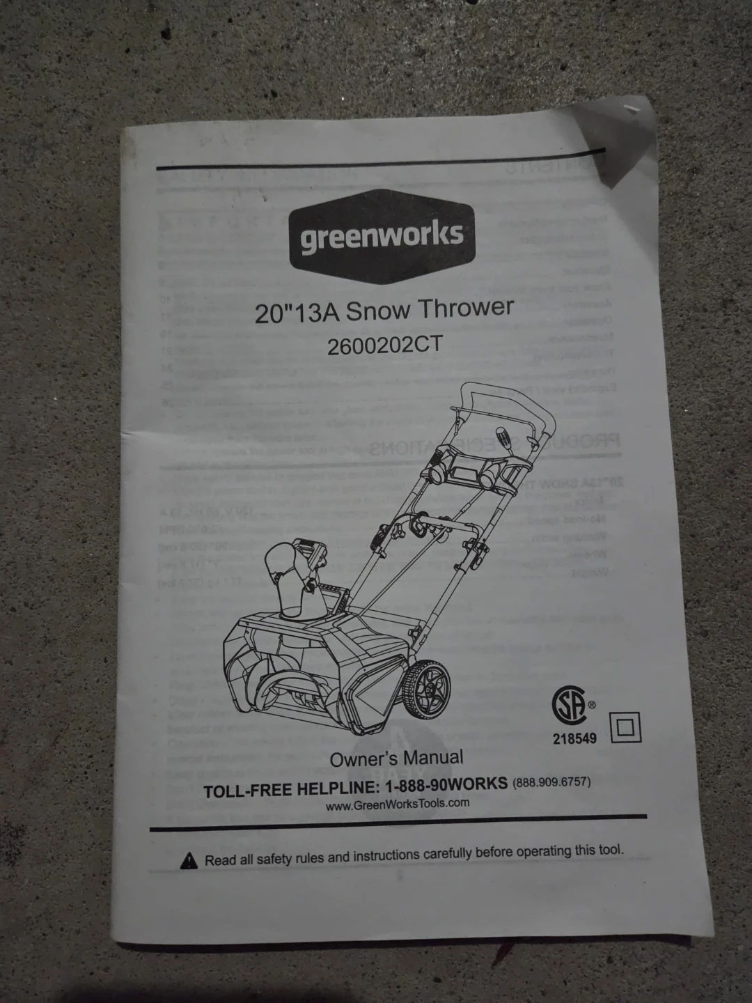 13 Amp/120 Volt Snow Thrower - 20" - photo 4