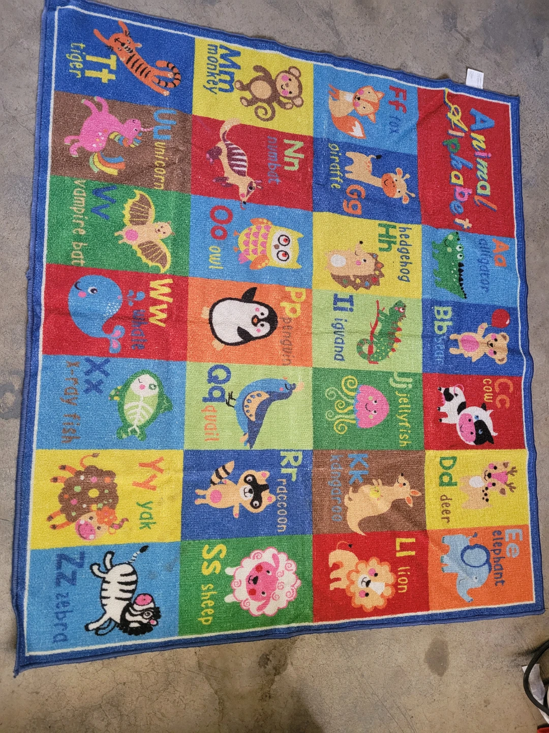 Animal Alphabet Kids Area Rug - photo 2