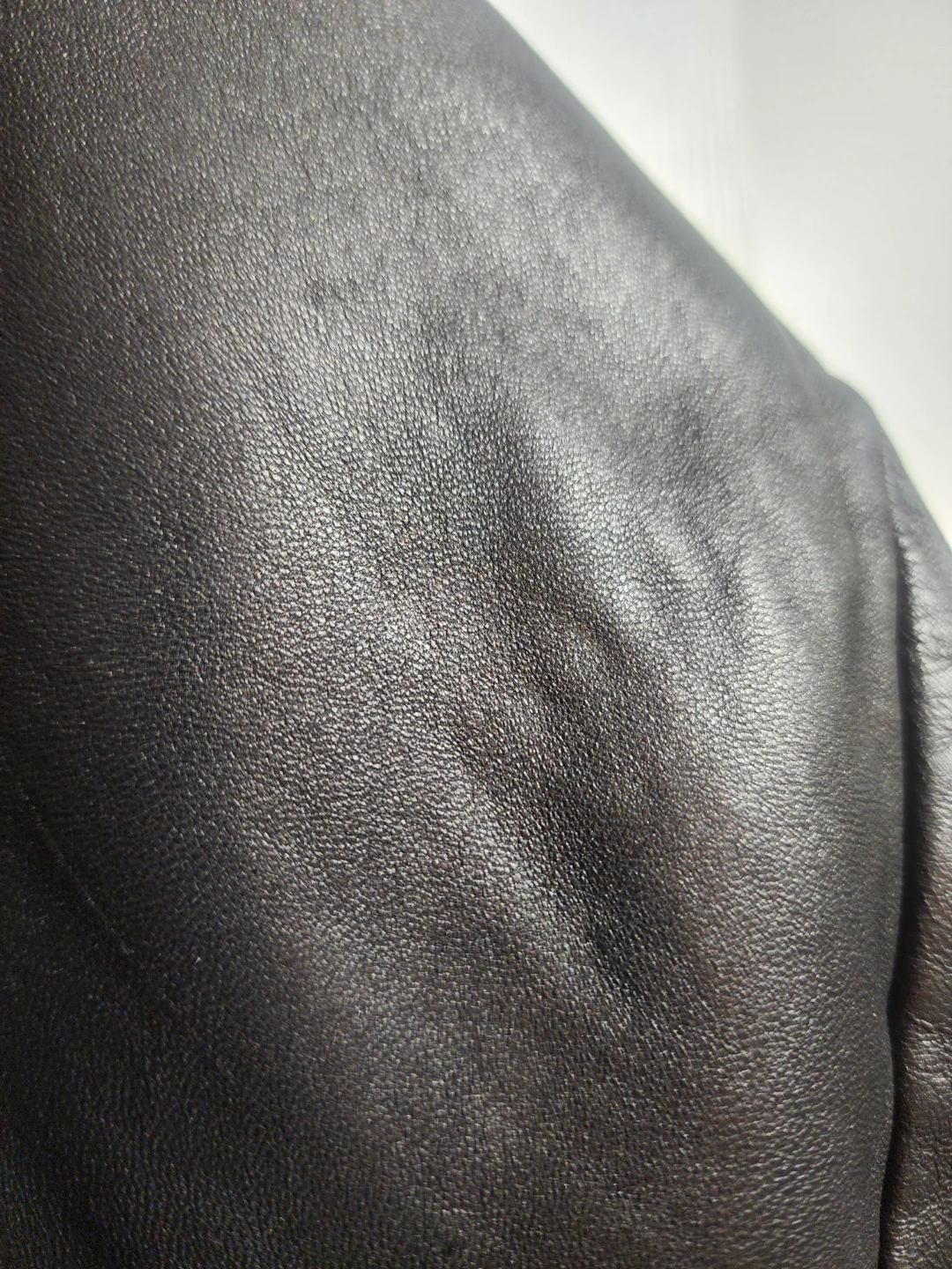 Black Soft Leather Mid-Length Jacket - photo 3