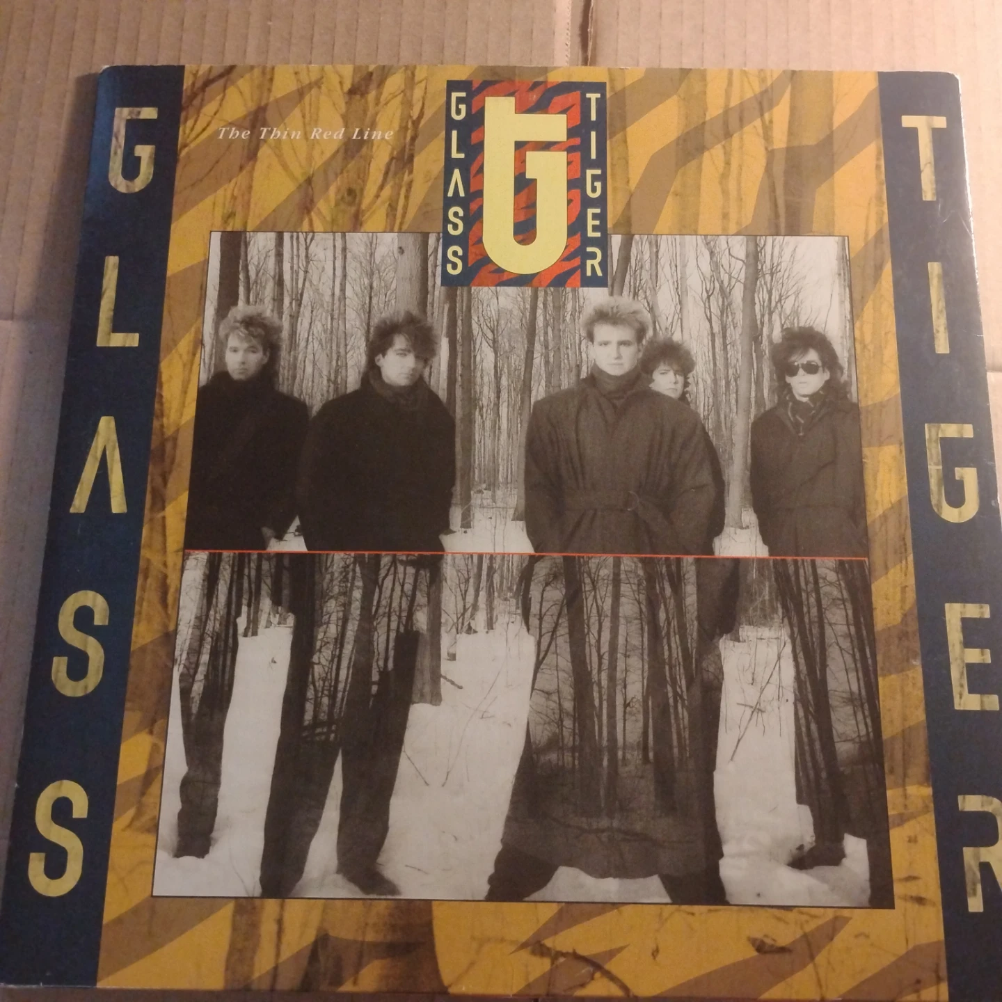 Glass Tiger The Thin Red Line Vinyl Record