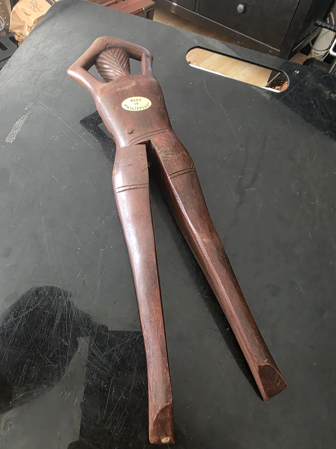 Vintage Wood Nutcracker - Philippines Made - photo 2