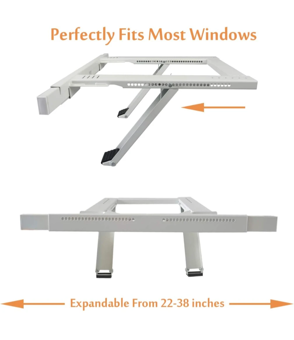Window Air Conditioner Heavy-Duty Window AC Bracket Supports - photo 2